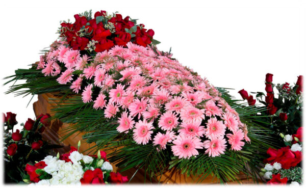 Copricassa_di_Gerbere_Rosa_con_Ciuffo_di_Rose_Rosse